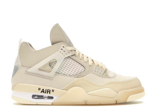 JORDAN 4 RETRO X OFF-WHITE SAIL